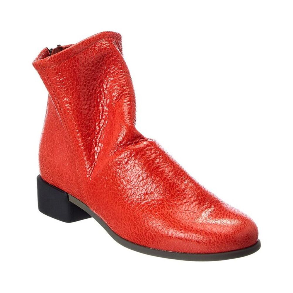 Arche Twinny Leather Boot, Red